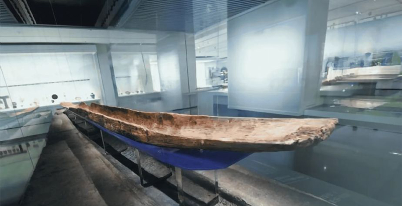 古代独木舟称重